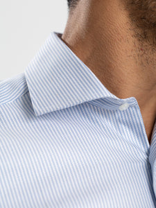 Twill Blue Striped Shirt