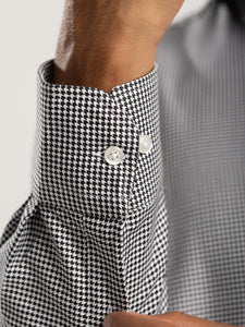 Black Houndstooth Shirt