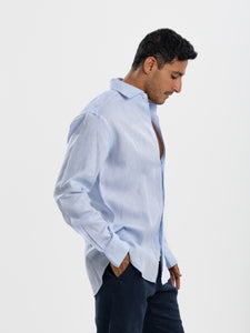 Light Blue Linen Shirt