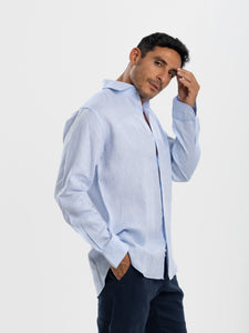 Light Blue Linen Shirt