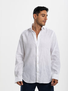 White Linen Shirt