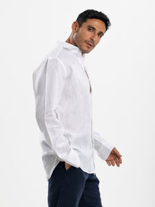 White Linen Shirt