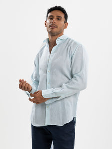 Mint Green Linen Shirt