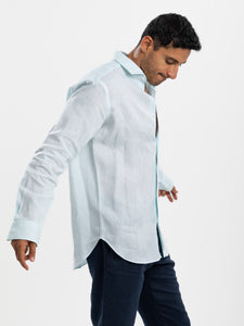 Mint Green Linen Shirt