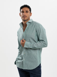 Green Linen Shirt