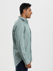 Green Linen Shirt