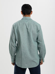 Green Linen Shirt