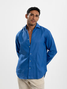 Blue Linen Shirt