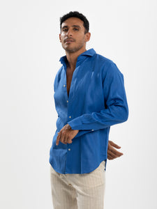 Blue Linen Shirt