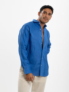 Blue Linen Shirt