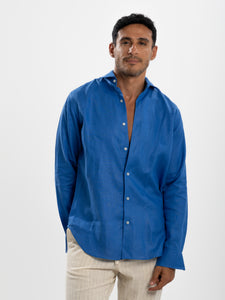 Blue Linen Shirt