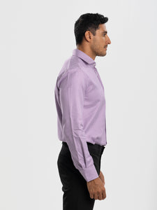 Purple Houndstooth Shirt